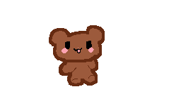 Coco, the animated pixel-art bear mascot